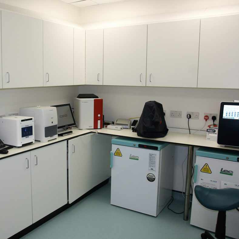 Furniture for vets - laboratory at The Ralph vet practice