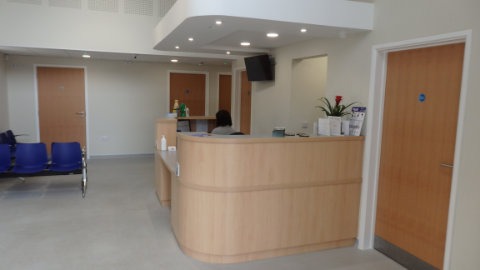 New reception desk for Cedar Vet Group